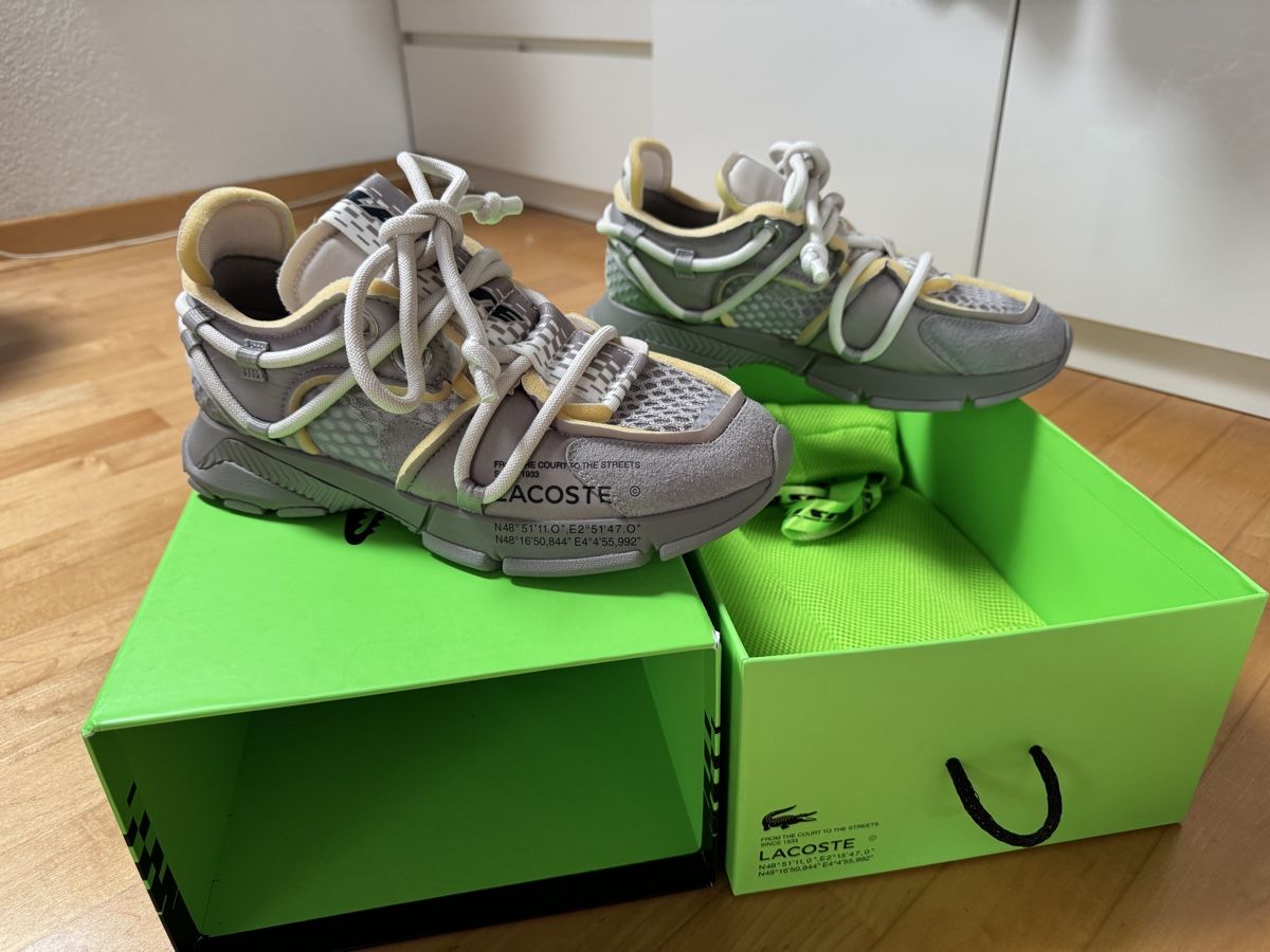 Lacoste Scarpe da uomo: Lacoste L003 Active Runway Grey Men's Sneakers Gr. 46 – Nuovo e nell'imballaggio originale da Maisprach venduto da jokoundklaas 2