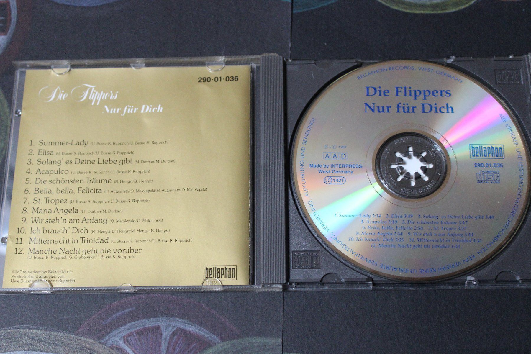 CDs: DIE FLIPPERS - NUR FÜR DICH CD!!!!!!!!!! – D'occasion à Tübach par JamesStone 3