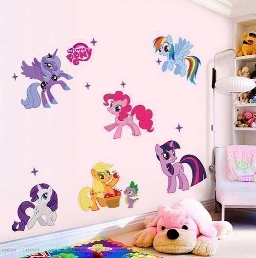 Sticker: Sticker Mon Petit Poney 104 x 95 cm – Nuovo e nell'imballaggio originale da Gurmels venduto da Swisspod