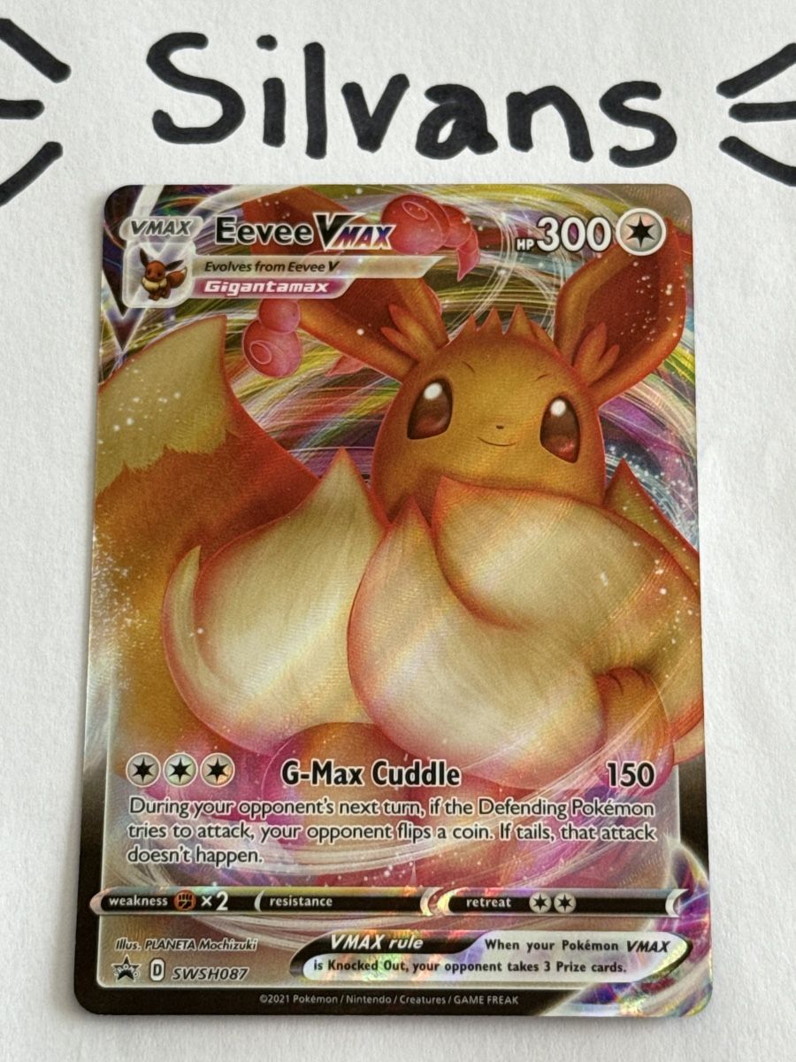 Pokémon Carte collezionabili: Eevee Vmax Black Star Promo SWSH087 Englisch – Nuovo (secondo la descrizione) da Wil SG venduto da Silvans