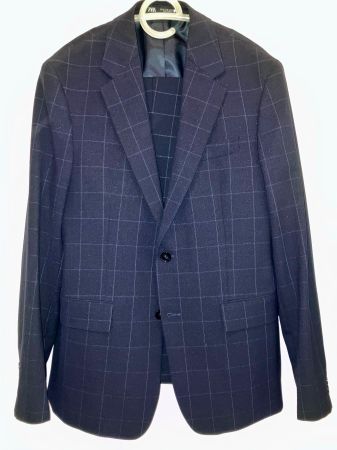 Anzug Jacket / Blazer (Navy) + 2x Anzughose (Navy & Grau)