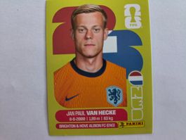 W Cup 2026 Hollande N° 9 Van Hecke