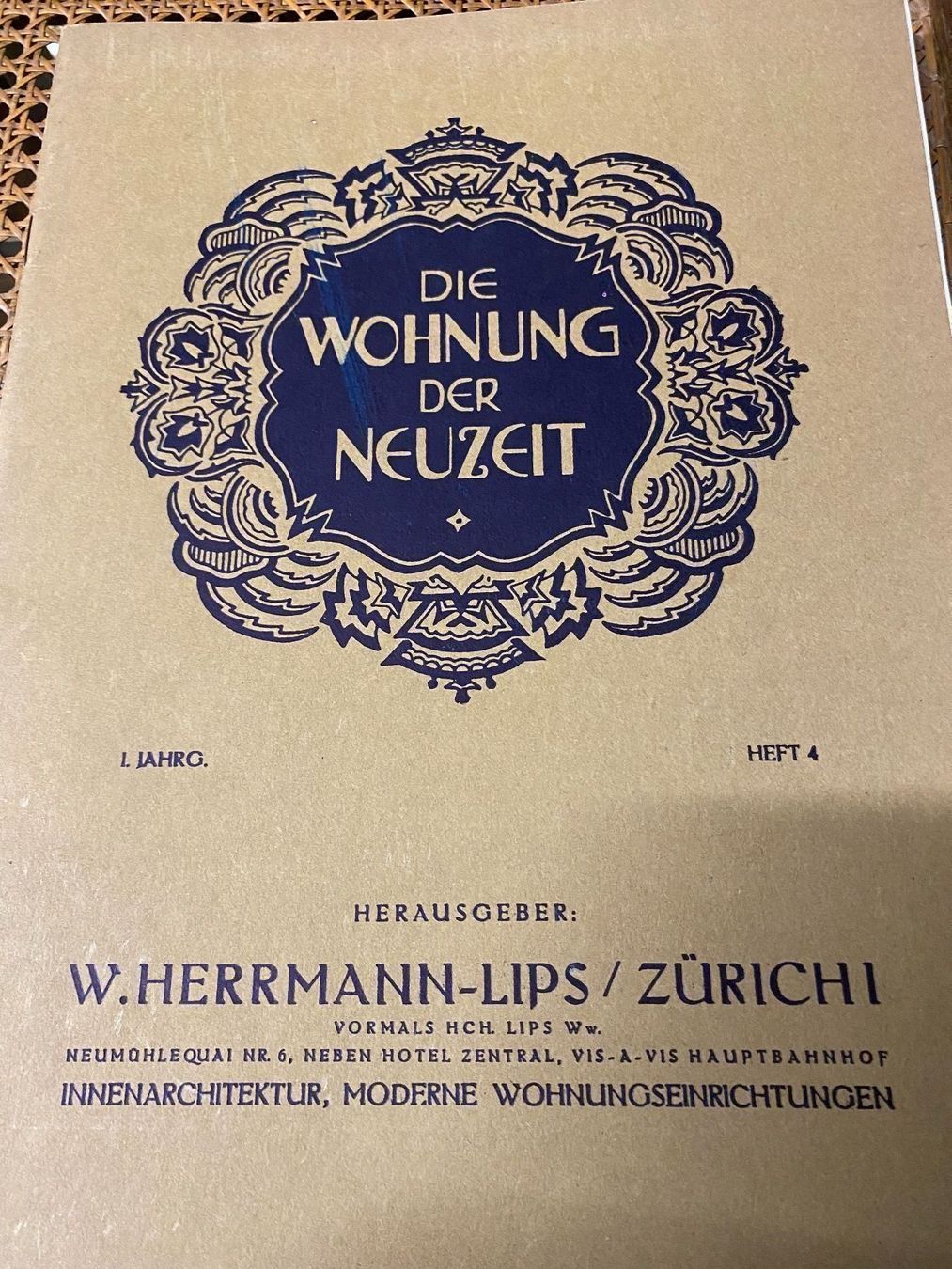 Riviste & Magazine: 8 Hefte Möbelhefte W.Hermann-Lips ca1926 – Usato da St. Gallen venduto da katercarlos 1