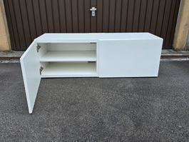 IKEA Bestå Sideboard / TV-Lowboard in Weiss – Top Zustand
