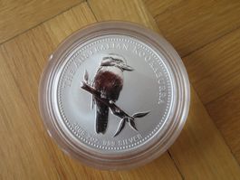 2 Unzen Silber Kookaburra Münze 2005 / 2 Unzen Australien