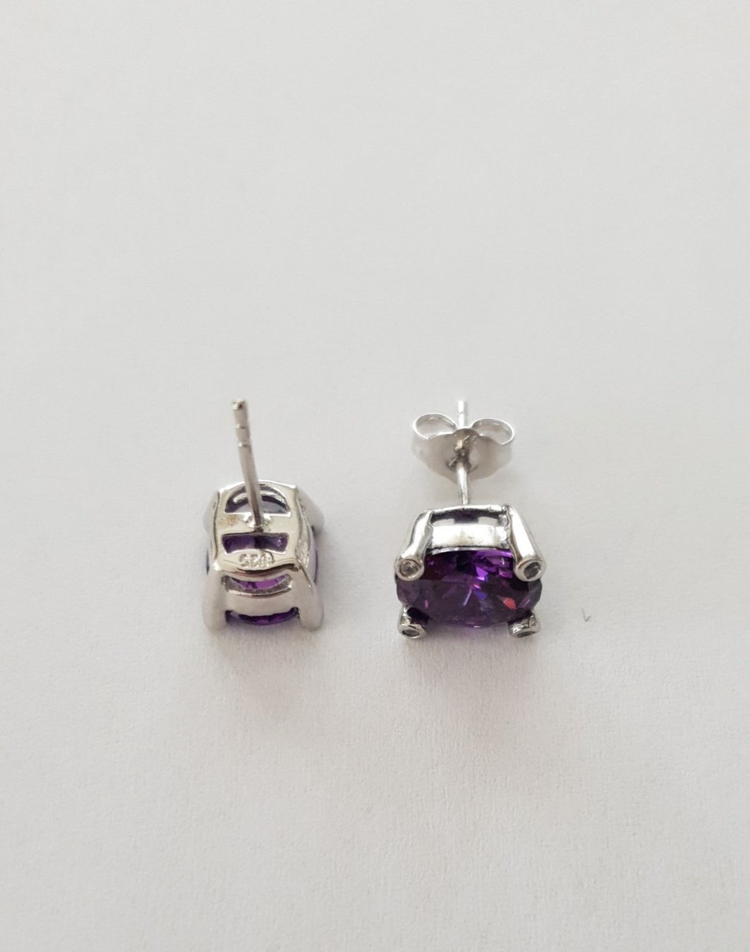 Orecchini pendenti & Orecchini a lobo: Silber Amethyst Zirkonia Ohrringe – Nuovo e nell'imballaggio originale da Uetikon am See venduto da Coralreef 1