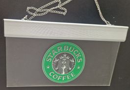 Starbucks Lichtschild, Schild