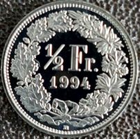 50 Rappen 1994 stgl. / aus Münzsatz