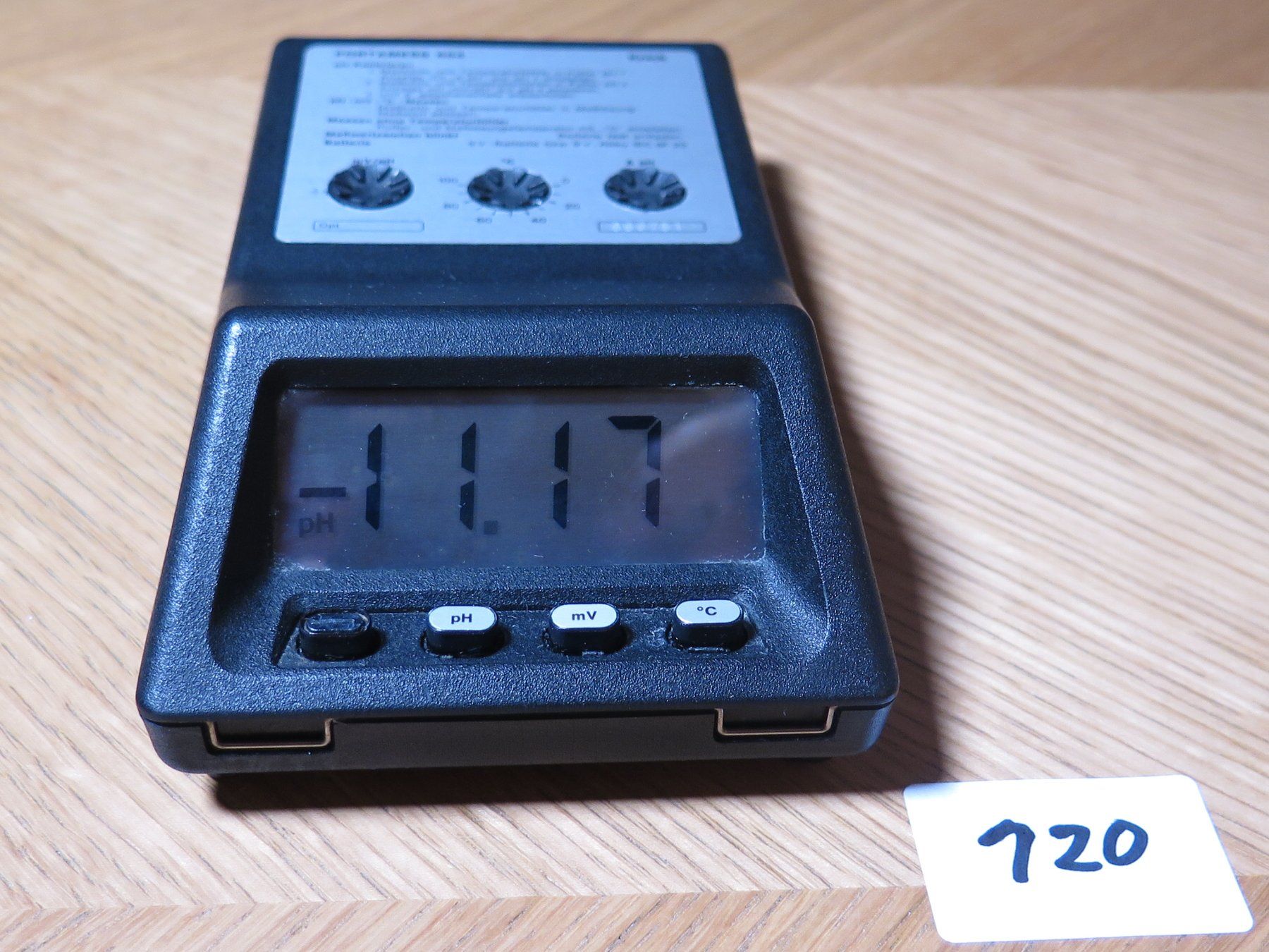 Misurare: Batterie-ph-Meter "Portamess 654" – Usato da Basel venduto da Deko1