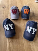 4 Caps/Kappen NY + W, ideal für den Sommer, Top Zustand