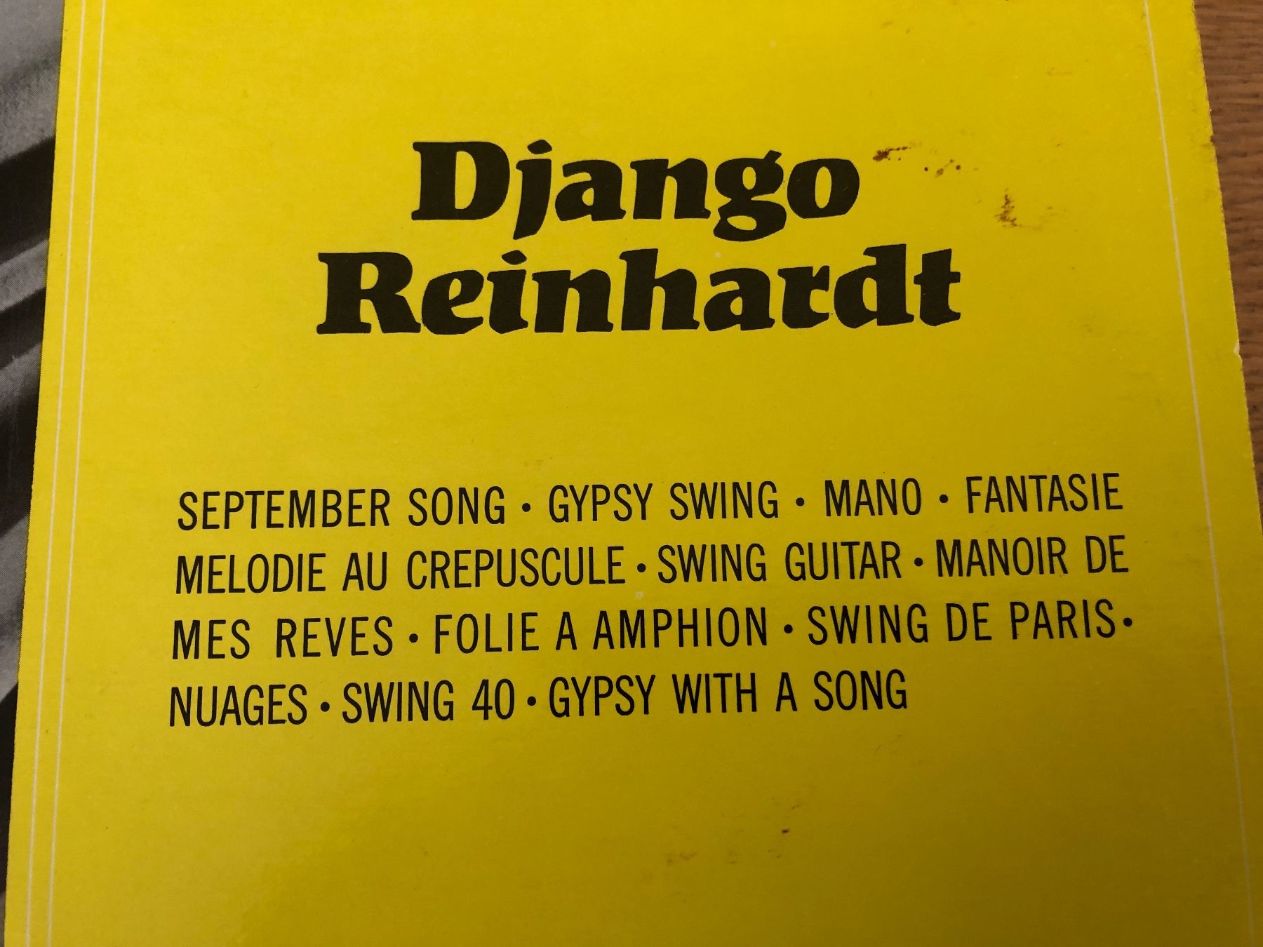 Schallplatten: Django Reinhardt – Gebraucht aus Thierachern von Dotilaso 1