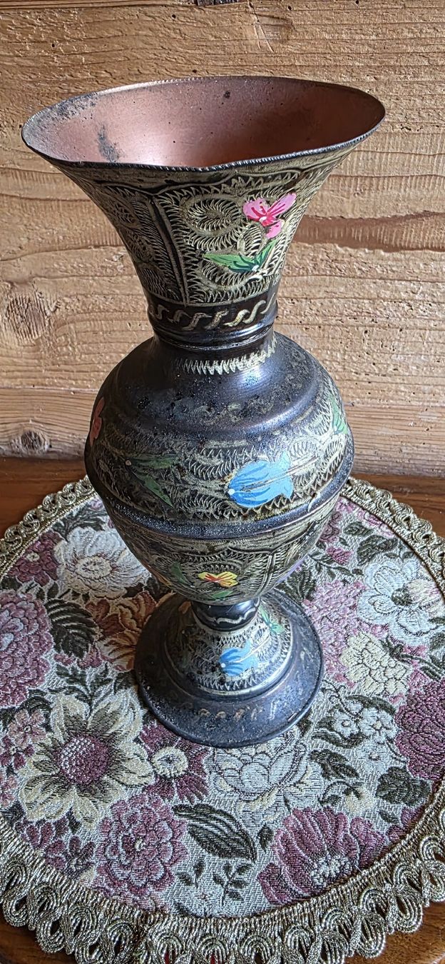 Vasi & Recipienti: Grosse Blumige Kupfer Vase – Usato da Wolfhalden venduto da Nati-Nati 5