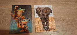 2 Puzzles: Elefant und Frösche - Komplett!