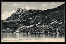 AK Beckenried, Blick auf Schöneck und Niederbauen