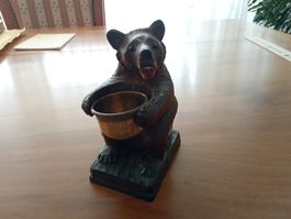 BRIENZERBÄR ASCHENBECHER MIT ZÜNDHOLZHALTER