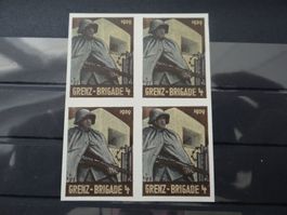 Viererblock Grenz-Brigade 4 1939 postfrisch** ab CHF 1.--
