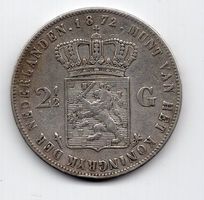 (2434) Holland, 2 ½ Gulden 1872