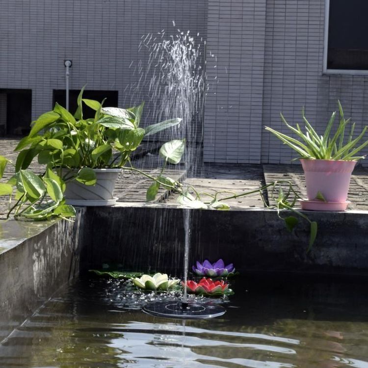 schwimmender Solar Springbrunnen Teich Kaufen auf Ricardo