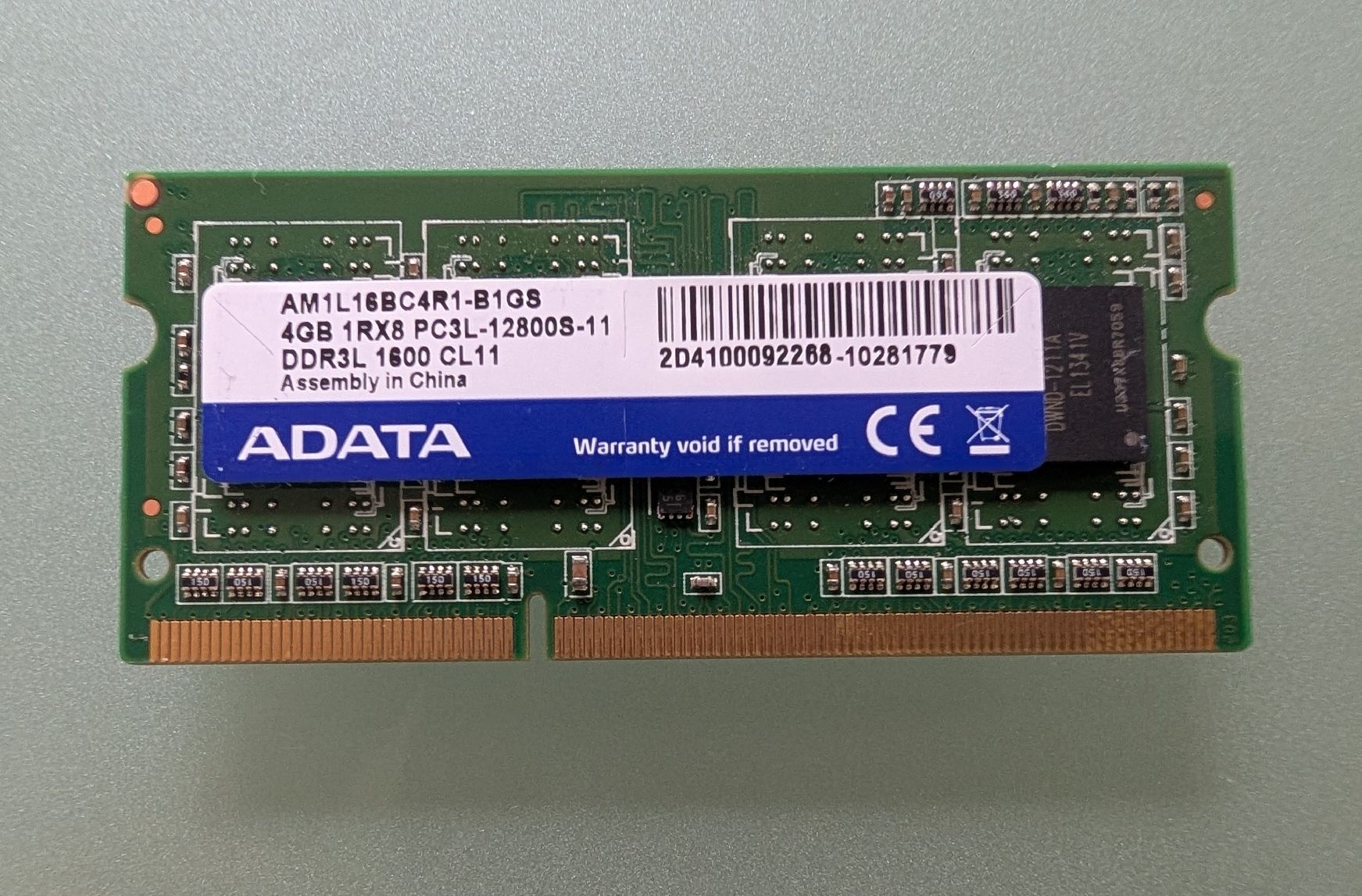 Memoria / RAM: ADATA 4Go DDR3L-1600 SODIMM – Usato da Chamoson venduto da rob_97fc