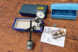 Messuhr Compac 0.002 + Magnetständer Giroud Swiss Made