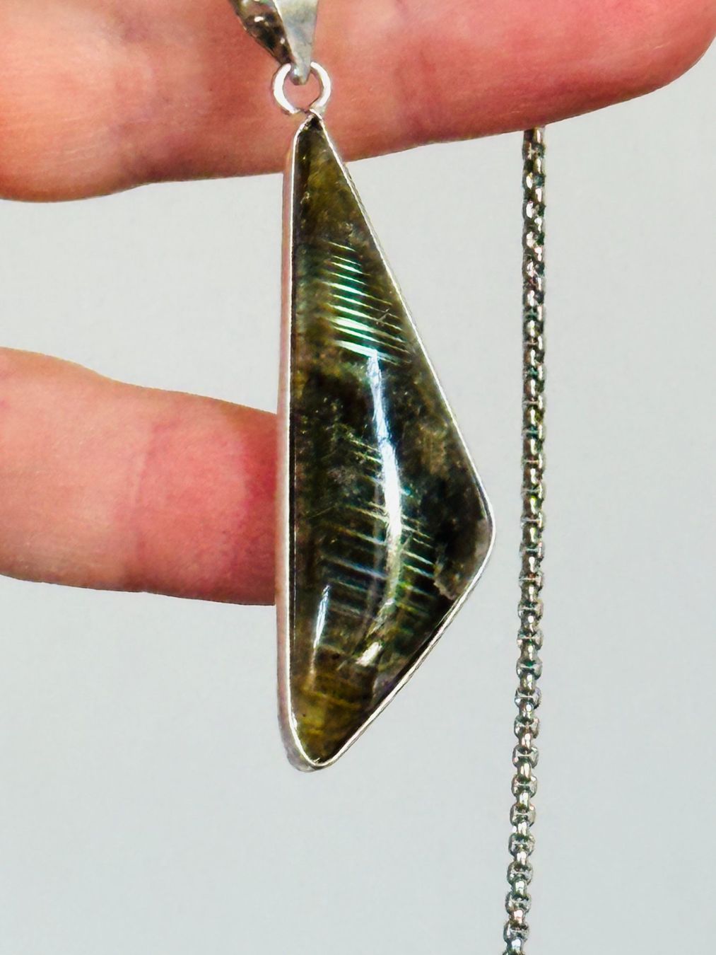 Catenine: Labradorite Gemstone Handmade Jewelry necklace – Nuovo e nell'imballaggio originale da Genève venduto da AGBERG 9