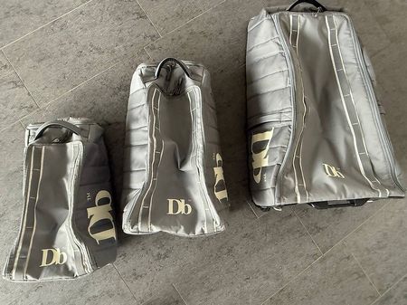 Rucksäcke/ Koffer Douchebags Set, Grau, 3-teilig