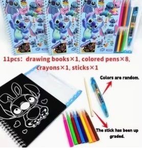 Kit bricolage: Kratzpapier :  Stitch- 11 teiliges Set – Nuovo e nell'imballaggio originale da Teufenthal AG venduto da MeineSchatztruhe 1