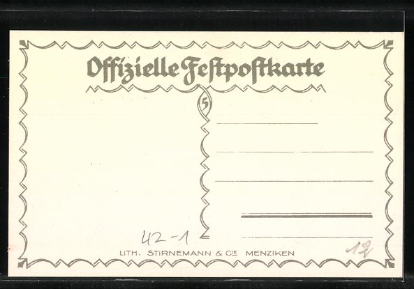 Cartes postales: Litho Aarau, Eidgenössisches Schützenf – D'occasion à Berlin par bartko-reher 1