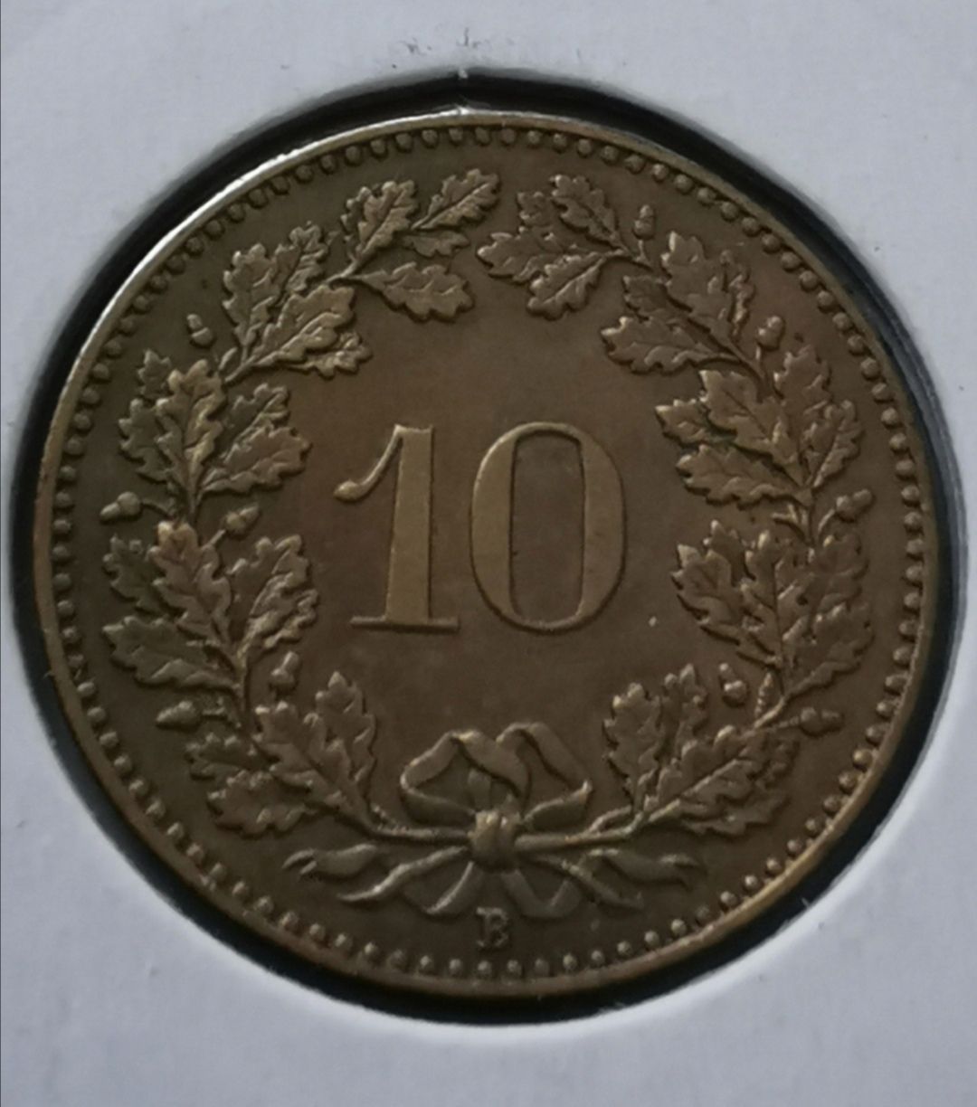 Alle Münzen: 10 Rappen 1919 Messing – Gebraucht aus Zürich von turbopuz 1