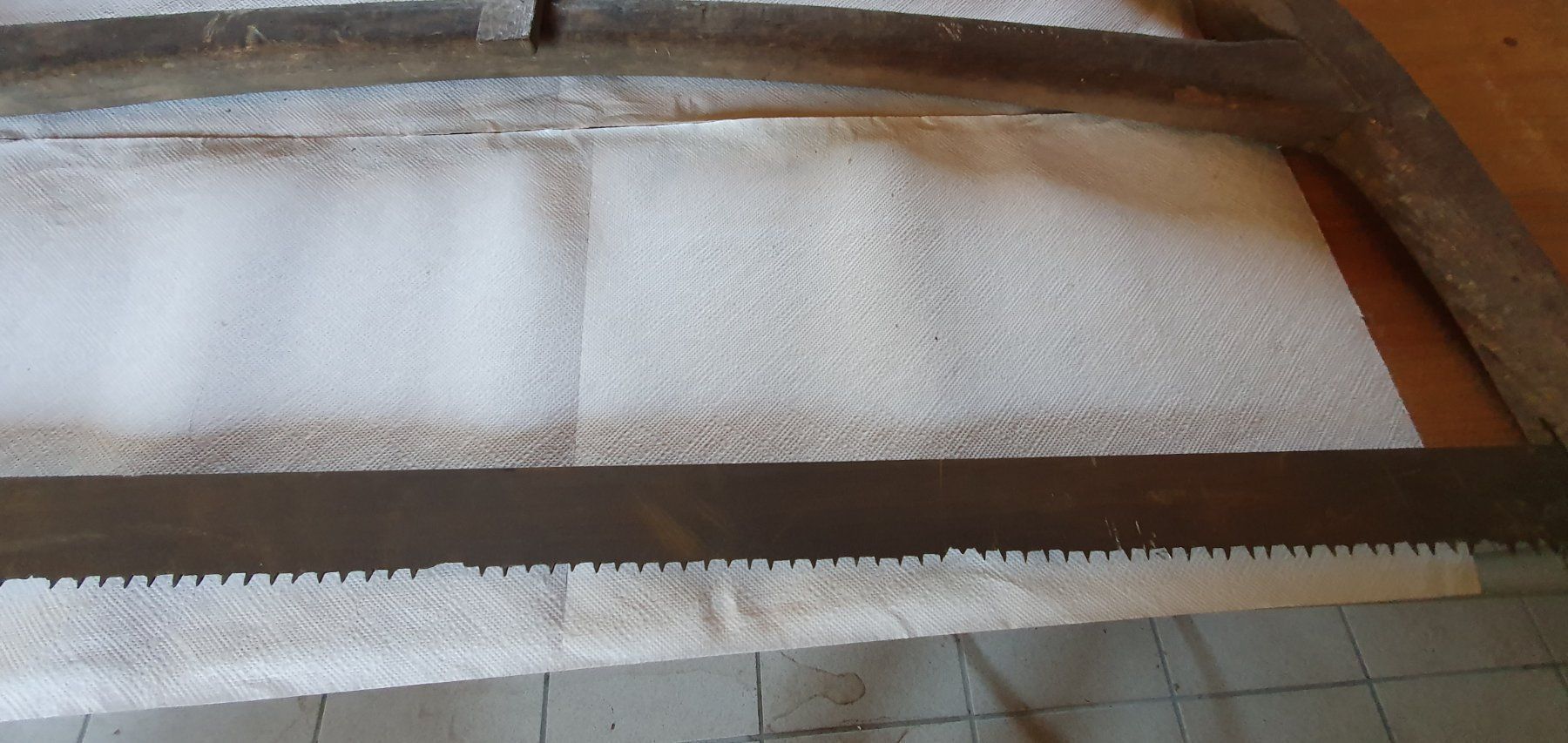 Seghe: Grande scie ancienne à bois – Usato da Moutier venduto da gvmv 6