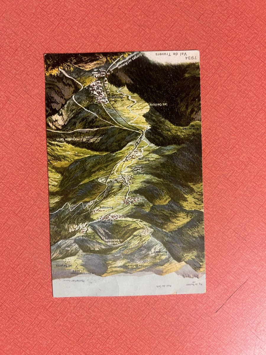 Ansichtskarten: Postkarte Val de Travers Ansichtskarte mit Stempel CH  – Gebraucht aus Lanzenhäusern von vic63