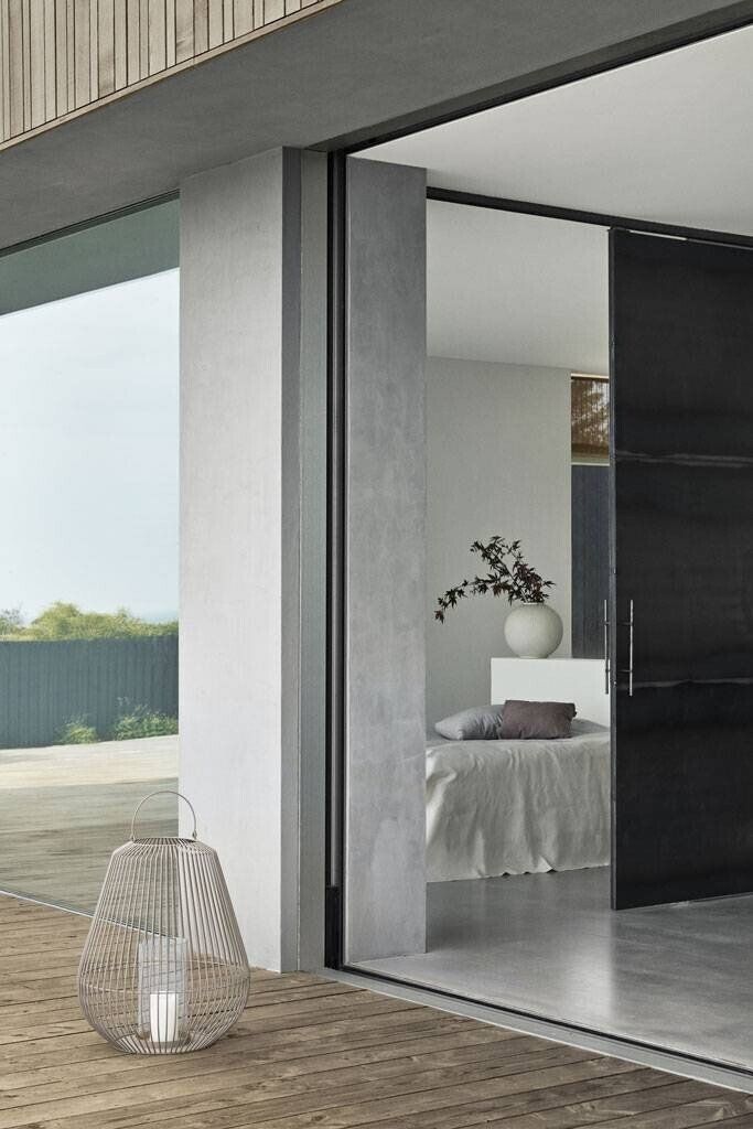 Blomus Lanterne: Blomus Laterne NIDEA medium 61cm steel gray – Nuovo (secondo la descrizione) da Kägiswil venduto da nick333 3