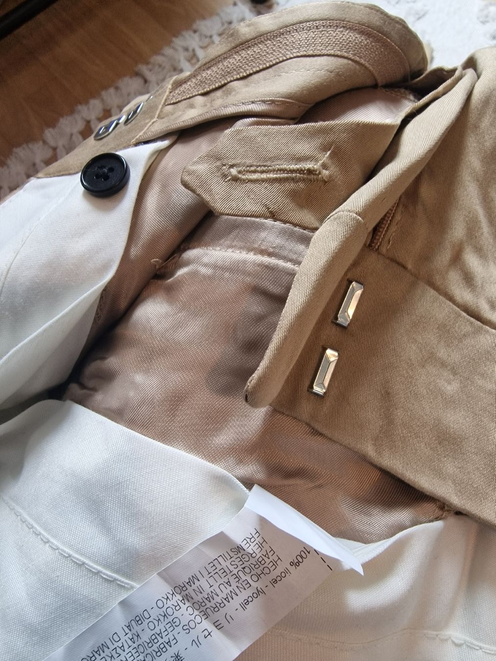 Zara Pantalons: Zara Hose beige – Neuf (Voir description) à Balgach par kimo1 3