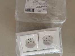 UP-Kombination I-I EDIZIOdue 2×T15 horizontal weiss