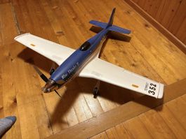rc flugzeug blue thunder