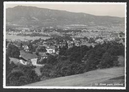 Zürich Stadtansicht gegen Uetliberg