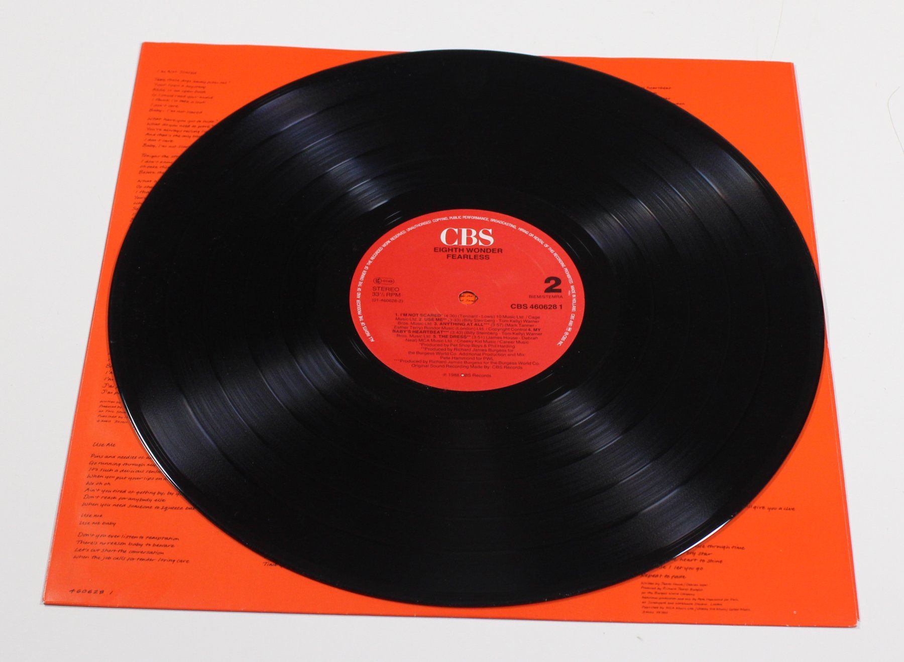 Dischi in vinile: Vinyl LP EIGHT WONDER aka PATSY KENSIT - FEARLESS 1988 – Usato da Brüttisellen venduto da Collector-Corner 5