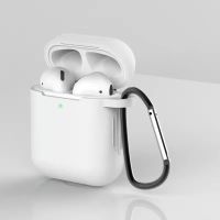 Weiss Hülle für Apple AirPods 3. G Case Silikon Tasche Cover