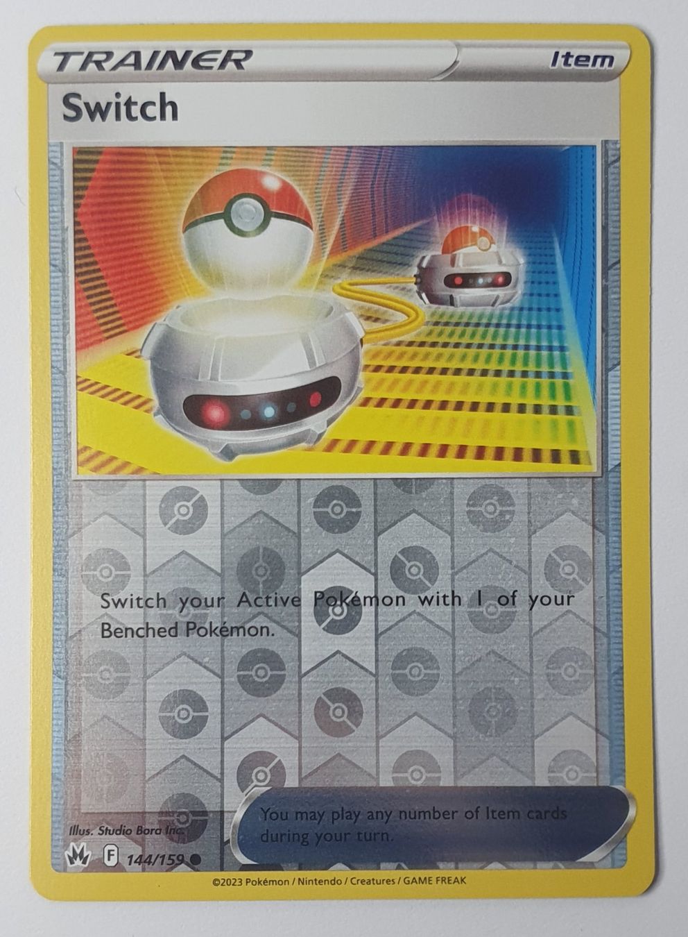 Pokémon Carte collezionabili: Switch - Crown Zenith 144/159 - Reverse Holo - Pokémon Karte – Nuovo (secondo la descrizione) da Gross venduto da ArcanaGameshop