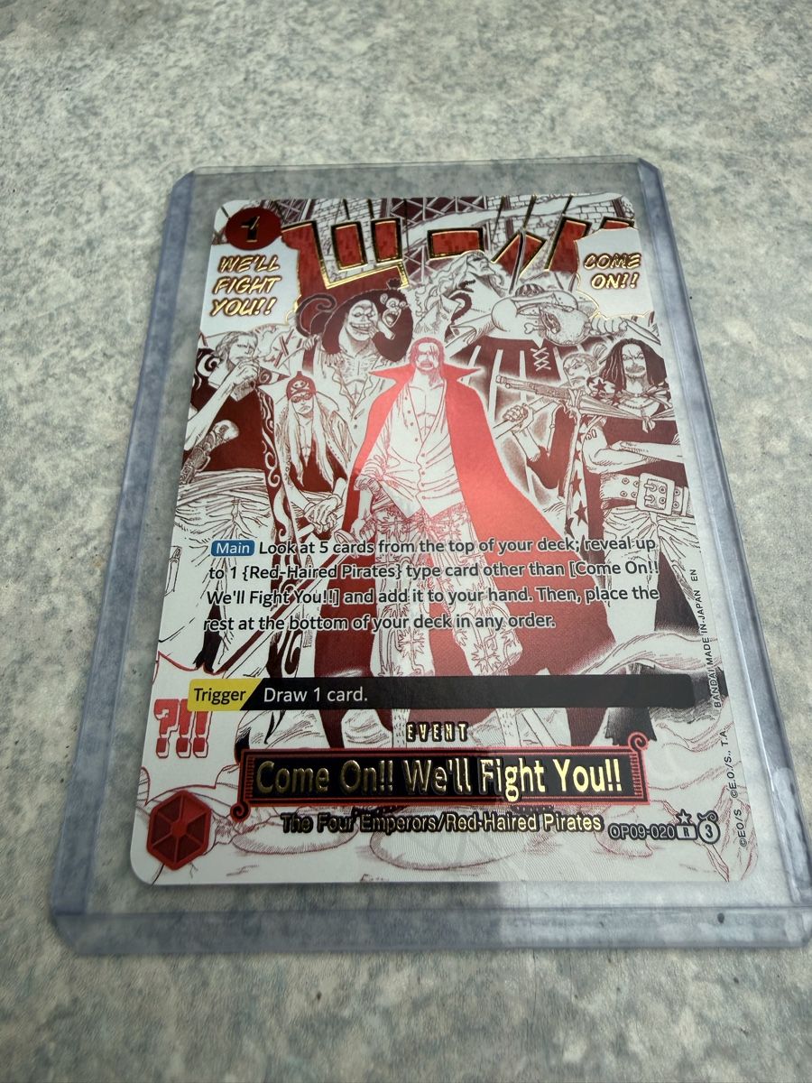 Bandai Carte collezionabili: Shank's Come On!! We'll Fight you!! – Nuovo (secondo la descrizione) da Winterthur venduto da bol_9cvx 1