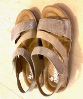 Sandalen metallic-beige, Rieker, Damen Gr.38 Neu!