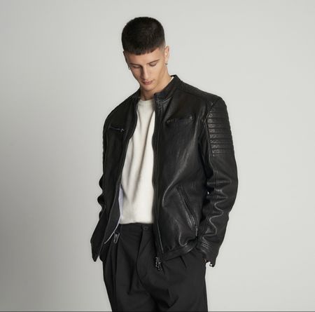 Biker Lederjacke - Fantini