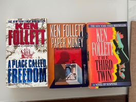 3 englische Romane von Ken Follet