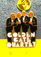 GOLDEN GATE MUSIC PIN JAZZ GOSPEL ENAMEL GOLDIG
