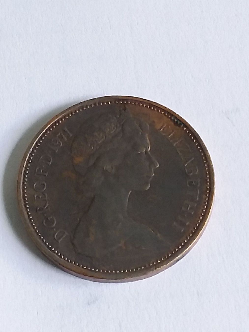 Tutti le monete: Münze TWO NEW PENCE 1971 – Usato da Schwyz venduto da Trofana 5