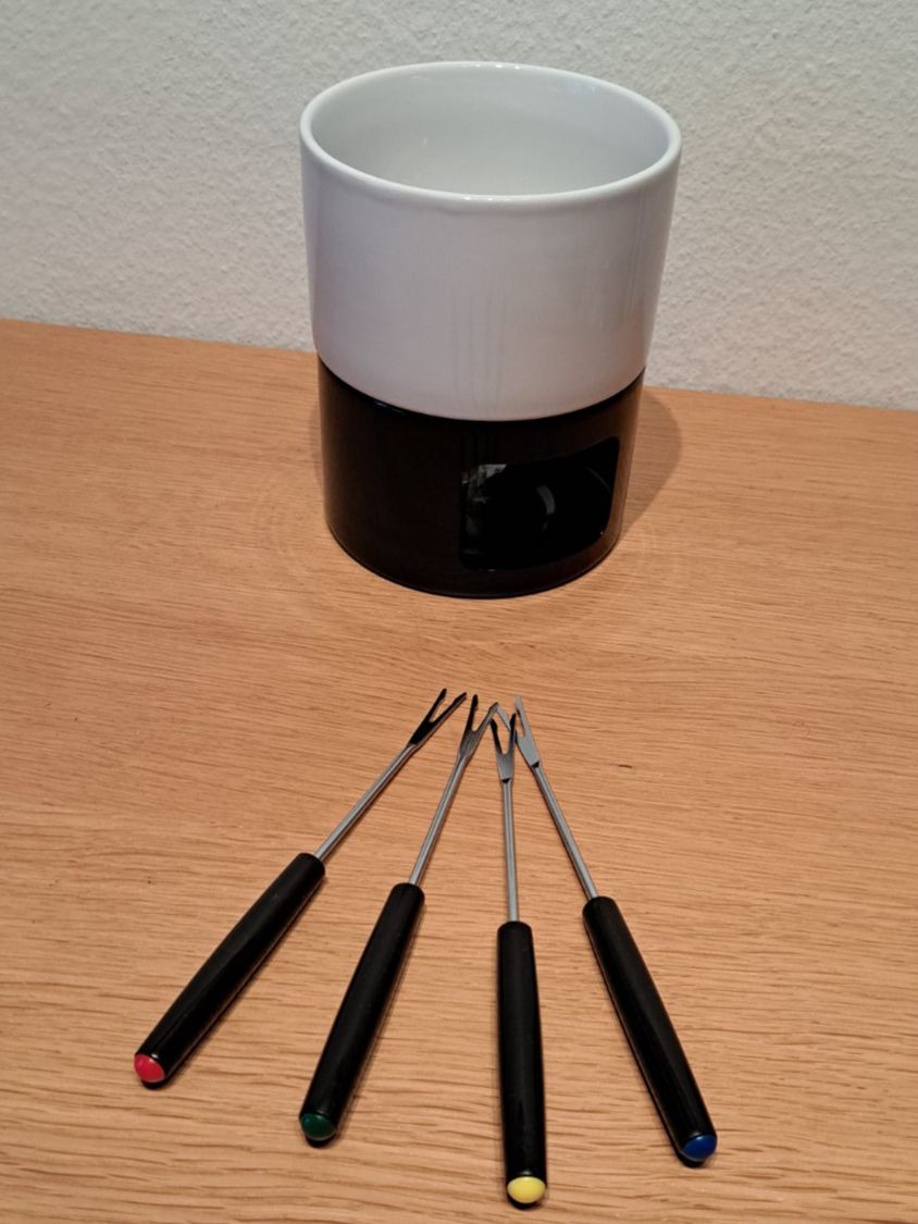 Set di piatti: Schokoladen-Fondue-Set – Nuovo e nell'imballaggio originale da Rothenburg venduto da Nickbeni 3