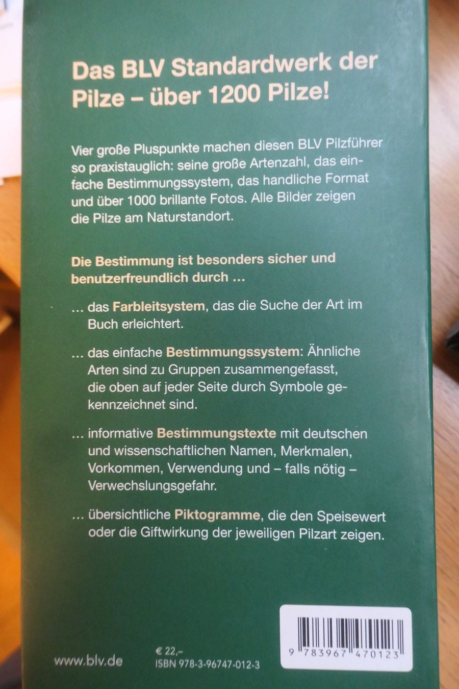 Bücher: Der Grosse BLV Pilz Führer – Gebraucht aus Rüti b. Büren von urs_ccr8 1