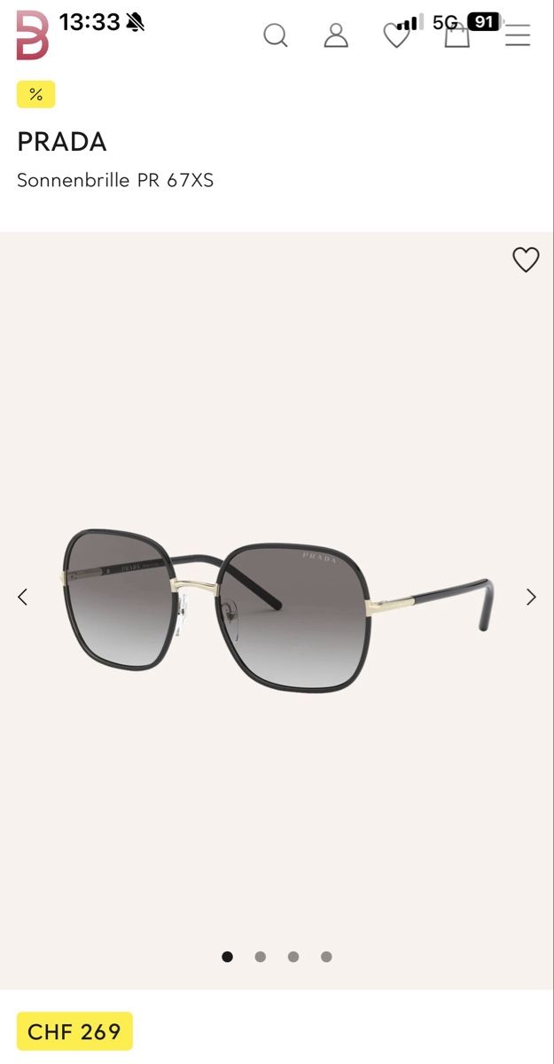 Prada Occhiali & Lenti: PRADA Sonnenbrille PR 67XS Damen – Usato da Cham venduto da nad_z2js 8