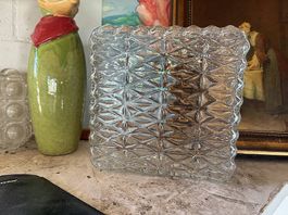 Lampenfassung retro aus Glas