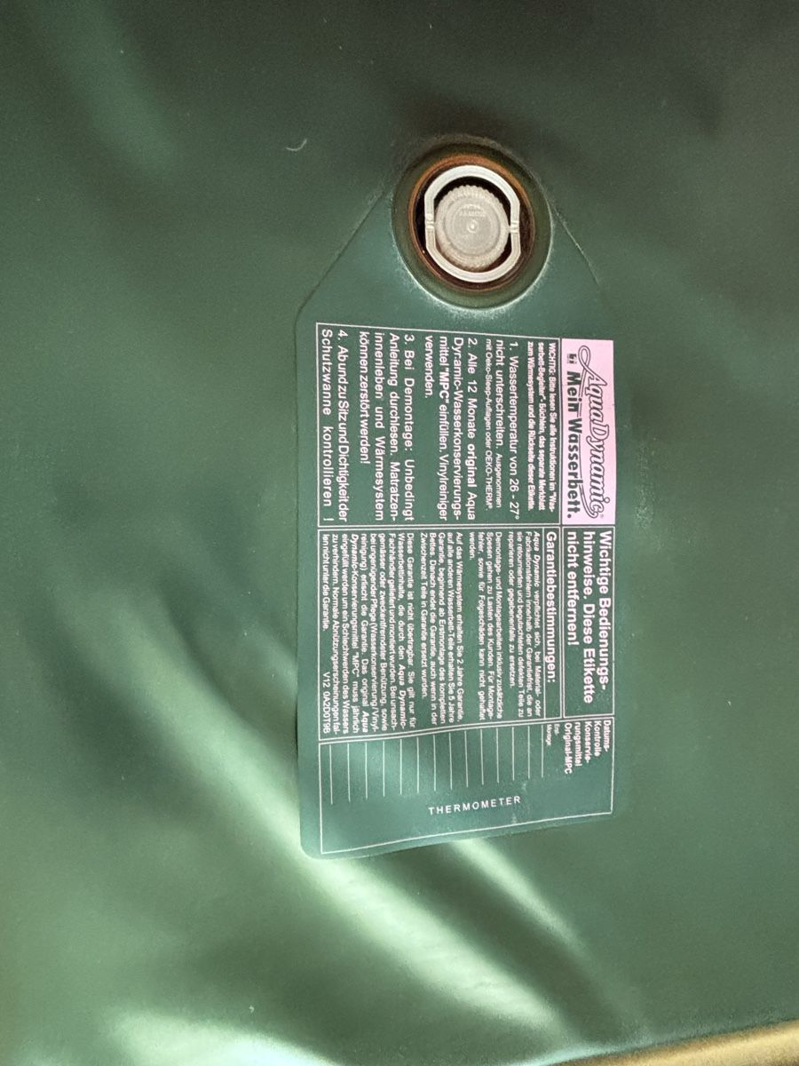 Letti: Aqua Dynamic Wasserbett 175x195 cm – Usato da Hinwil venduto da Spazzo 5